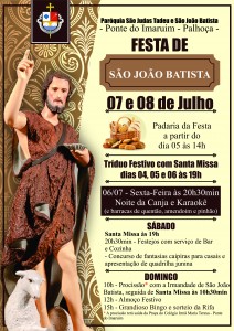 Cartaz da Festa SJB