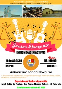 Cartaz - Jantar Pais - Eldorado