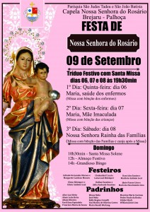 Cartaz da Festa Brejaru