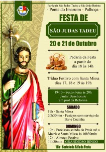 Cartaz da Festa SJT