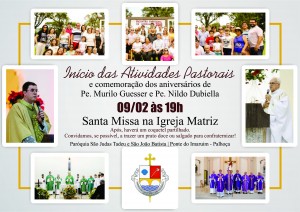 Início das Atividades Pastorais